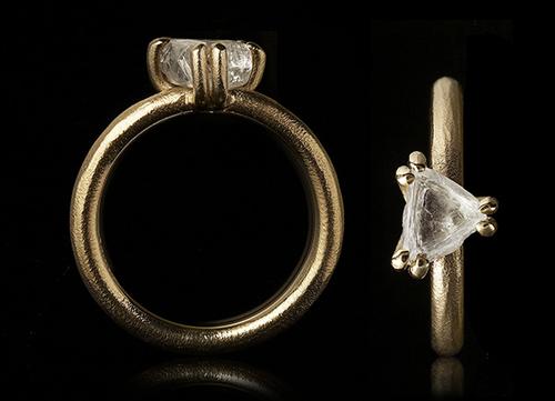 Rough raw diamond 2.05ct milky yellow sparkling natural irregular shape for  ring | eBay