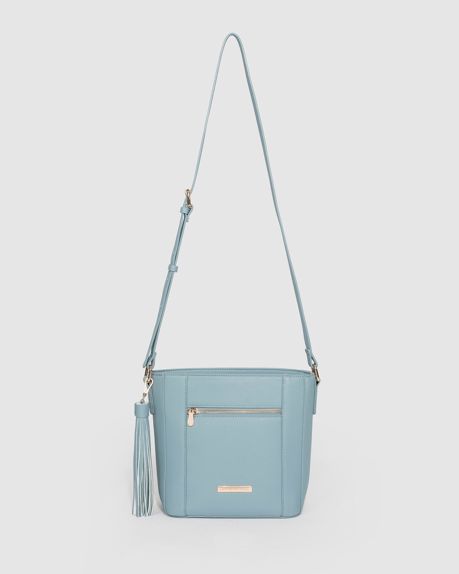 Blue Tilly Tassel Crossbody Bag – colette by colette hayman