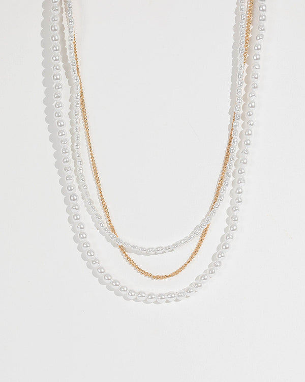 Crystal & Pearl Necklaces | Silver, Gold & White Gold Necklaces Online ...