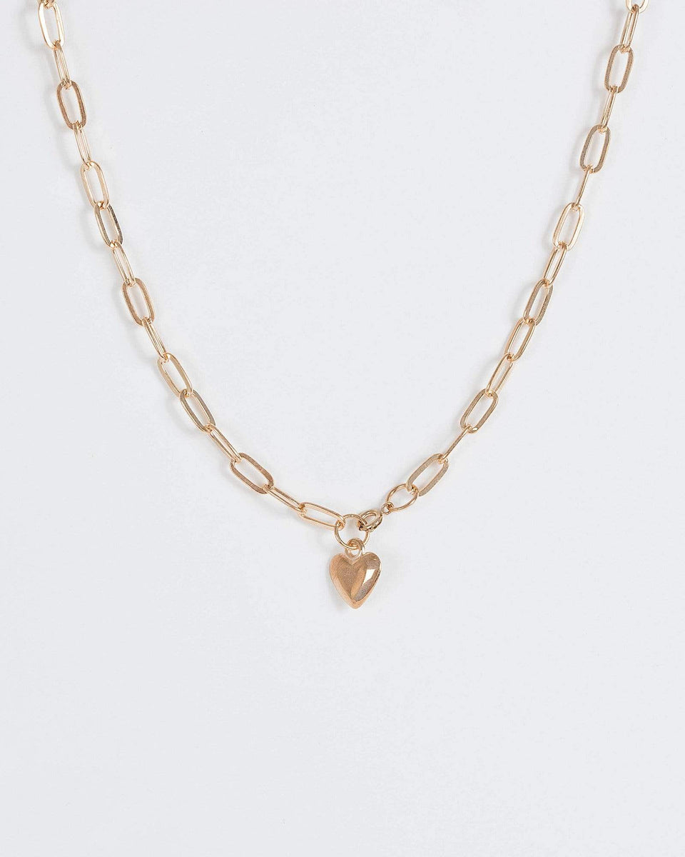 Gold Mini Heart Pendant Necklace – colette by colette hayman