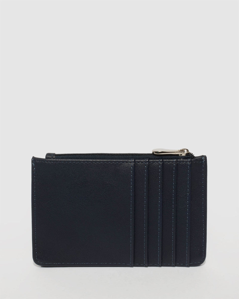 Navy Blue Ali Card Holder – colette by colette hayman