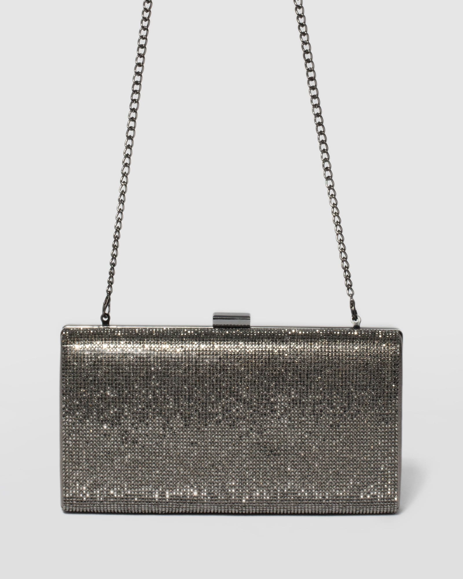 Pewter Hardcase Clutch Bag Online – colette by colette hayman