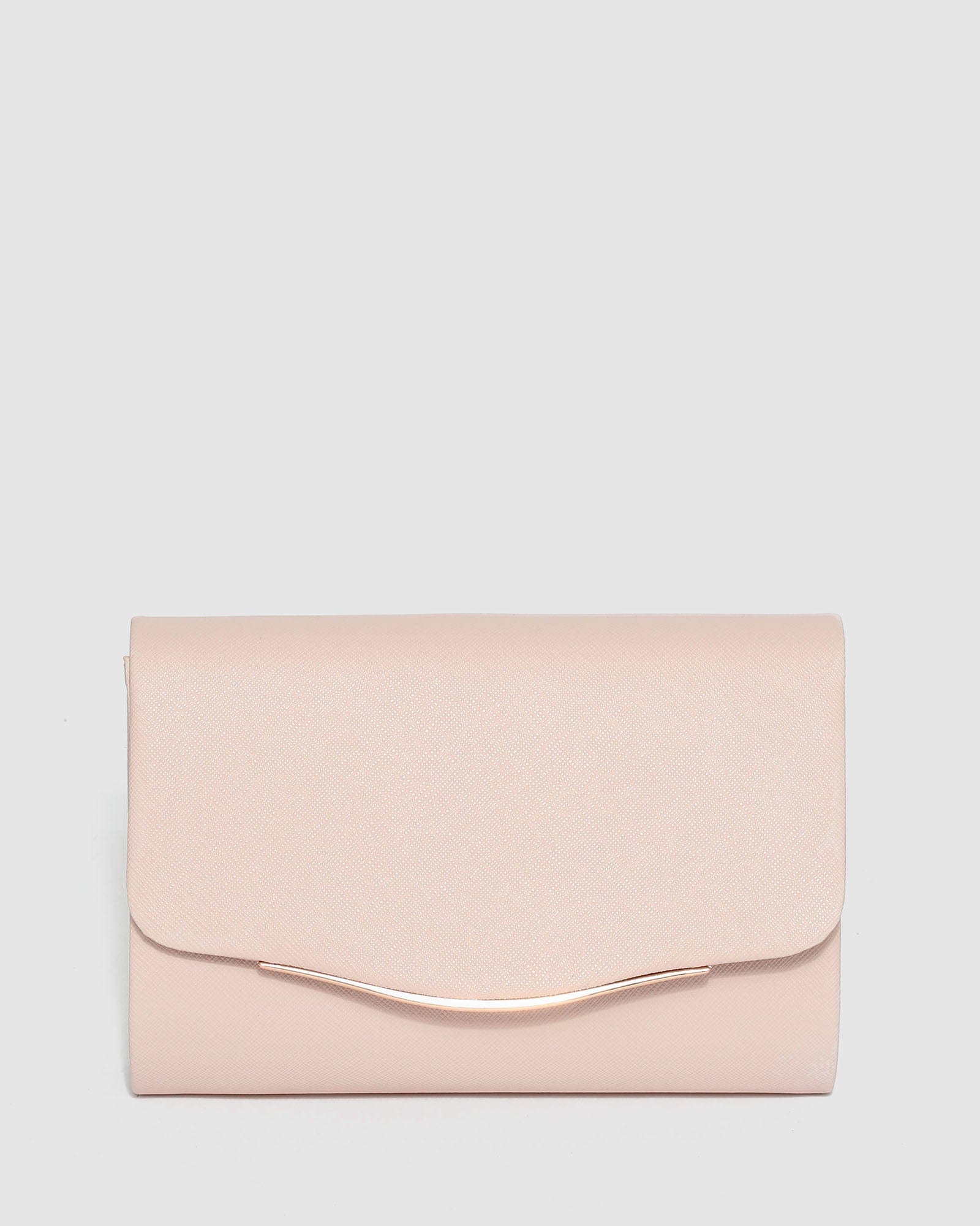 Pink sales evening clutch