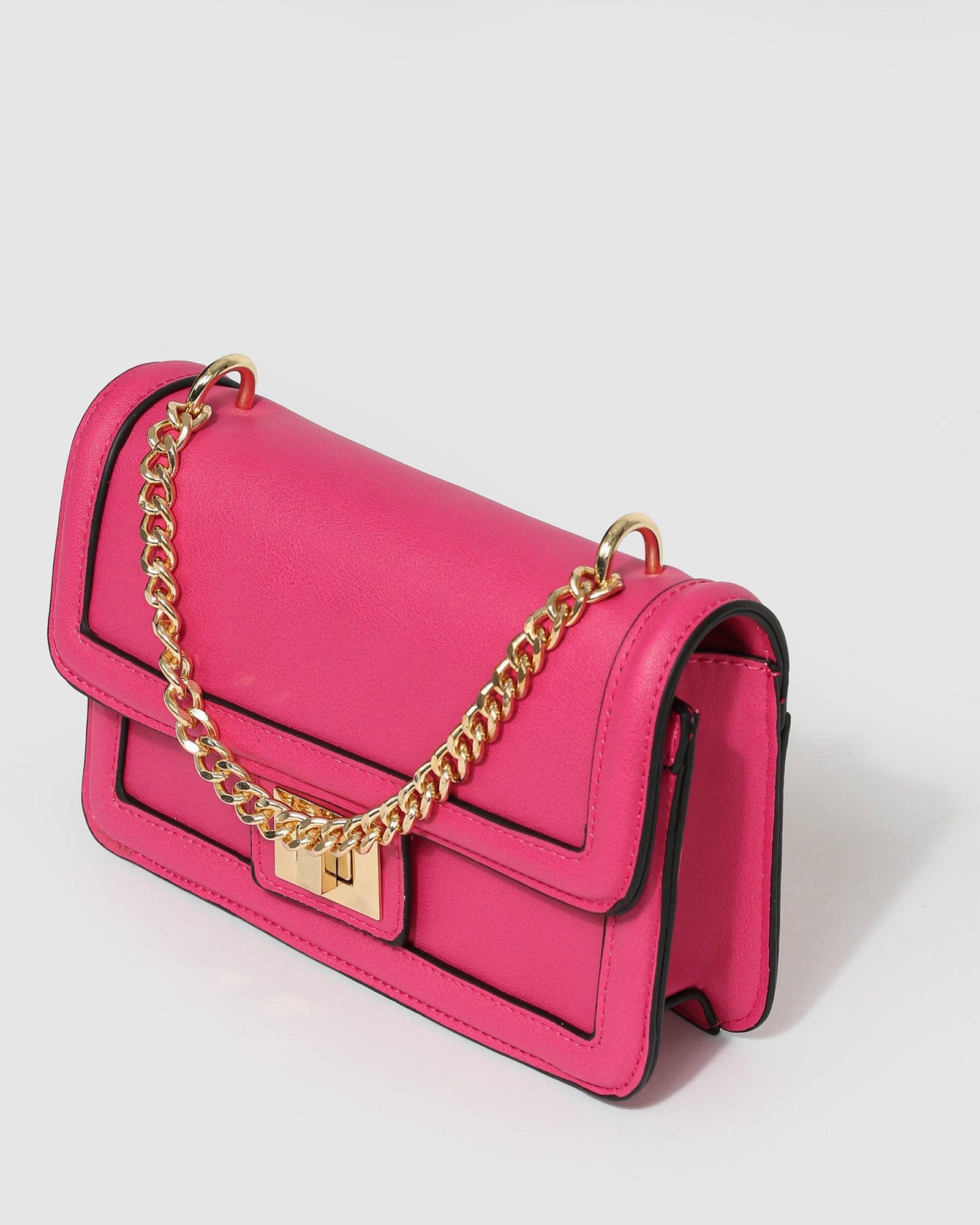 Pink Ari Lock Crossbody Bag – colette by colette hayman