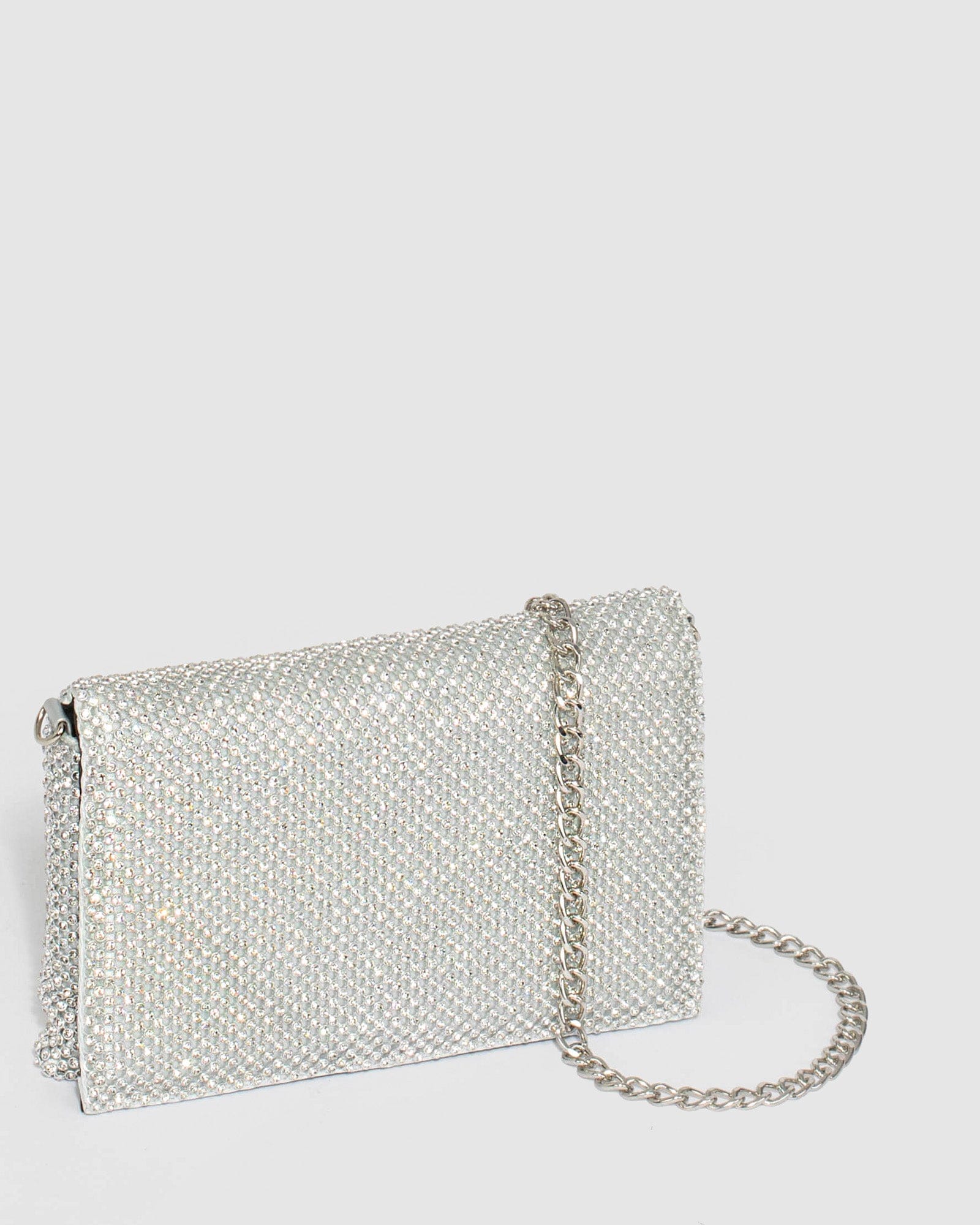 Black Silver Clutch Bag Online – colette by colette hayman