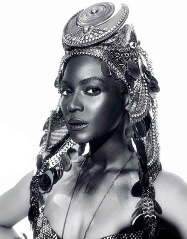 Beyonce in VICKISARGE headpiece