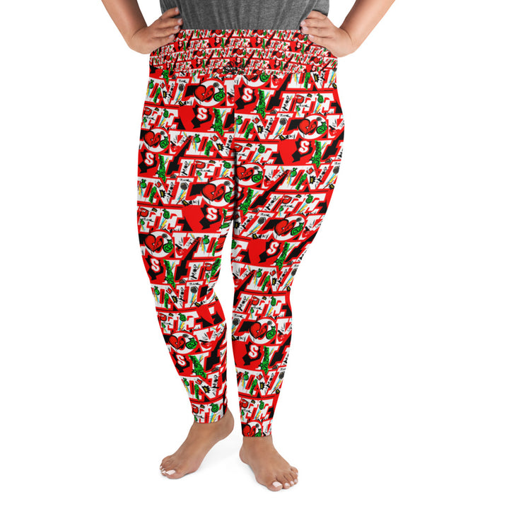 C&C Desert Camo All-Over Print Plus Size Leggings – Cash&Control