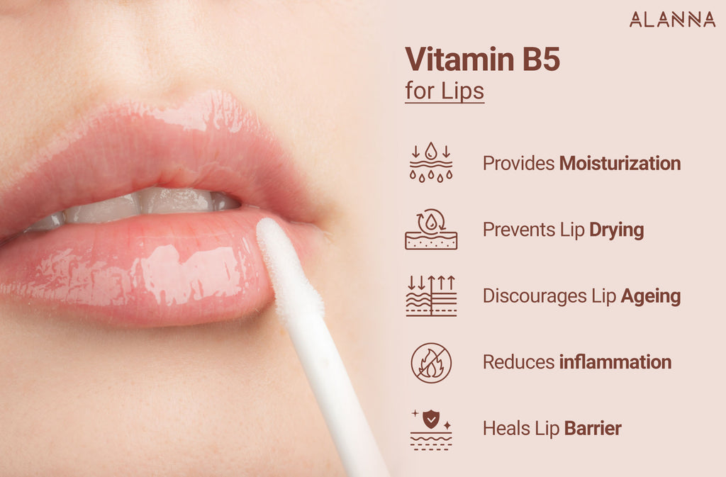 Vitamin B5 for Lips