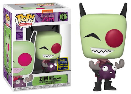 invader zim zim with minimoose sdcc 2020 exclusive pop vinyl ozzie collectables invader zim zim with minimoose sdcc 2020 exclusive pop vinyl