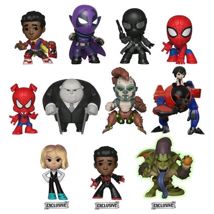 into the spider verse mystery minis