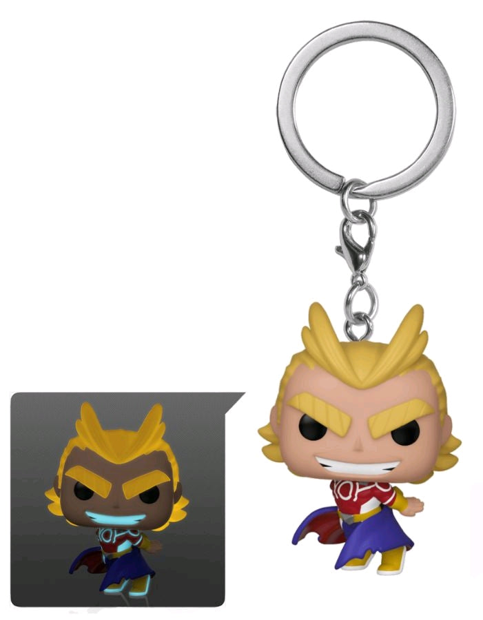 all might funko pop keychain