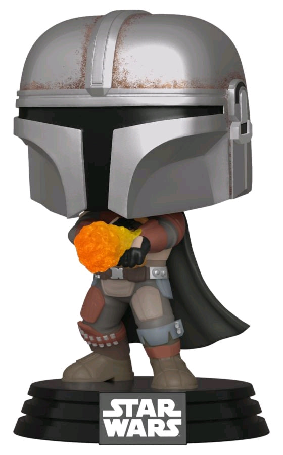 the mandalorian flamethrower funko pop