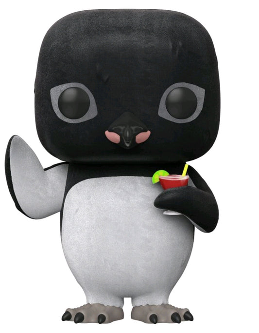 Billy Madison - Penguin with Cocktail Flocked US Exclusive Pop! Vinyl - Ozzie Collectables