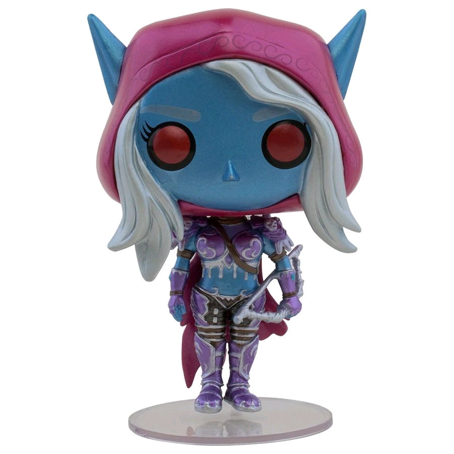 World Of Warcraft Sylvanas Blizzard 30th Anniversary Metallic Us Exclusive Pop Vinyl Ozzie Collectables