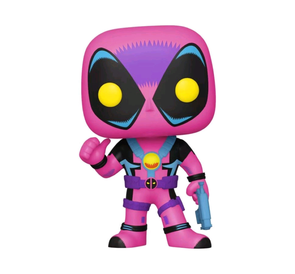 black light funko pop deadpool