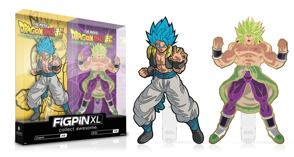 Dragon Ball Super Broly And Gogeta Exclusive 2 Pack Xl Figpin