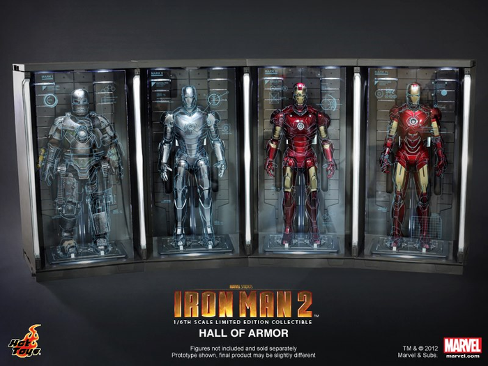 iron man 3 hall of armor