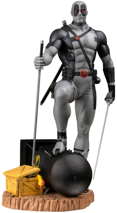 Deadpool X Force Deadpool On Atom Bomb Statue Variant Ozzie Collectables