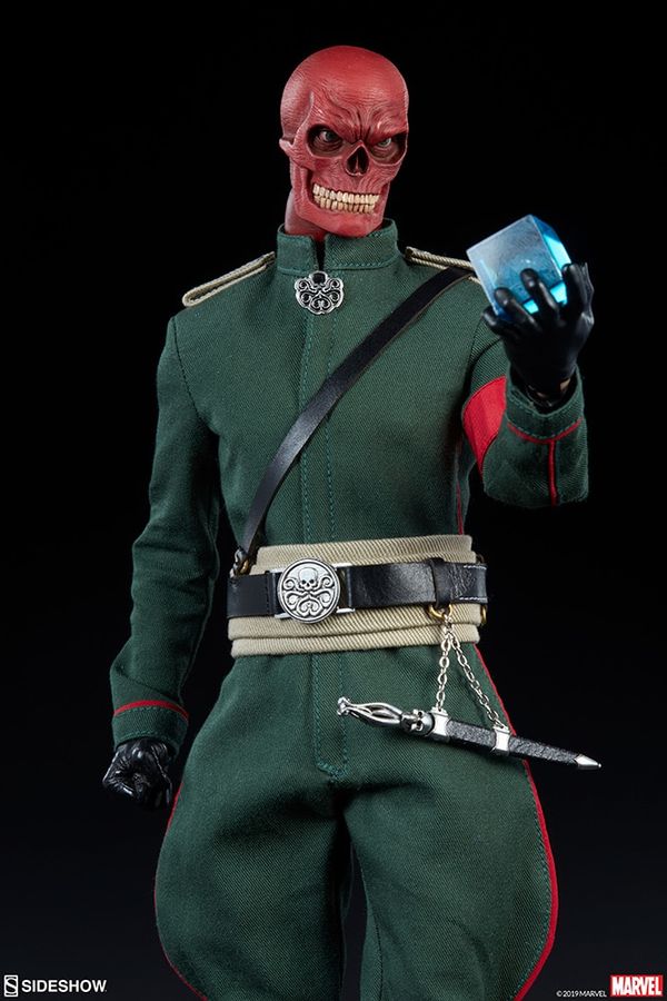 red skull action figure