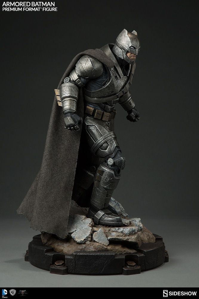 armored batman statue