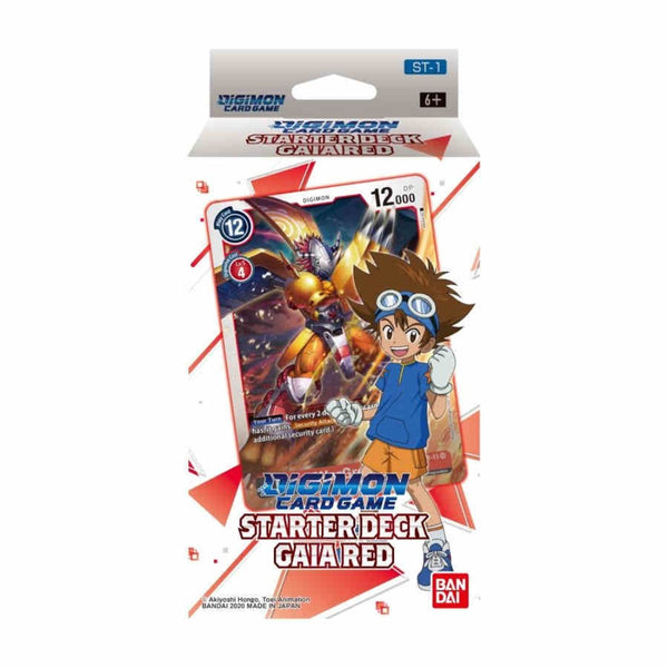 Digimon Card Game Series 01 Starter Display 01 Gaia Red Ozzie Collectables - robloxs fastest game gaiia