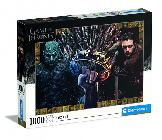 Clementoni Puzzle Game of Thrones The Night King and Jon Snow 1000 pieces