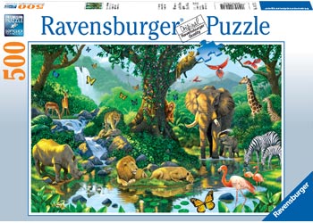 Ravensburger Harmony In The Jungle Puzzle 500 Pieces Ozzie Collectables