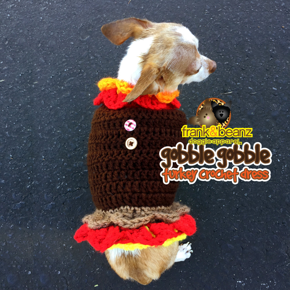 turkey dog sweater