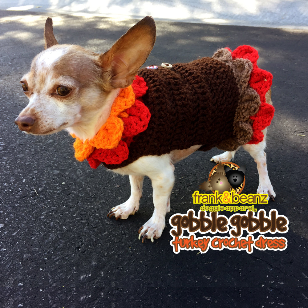 turkey dog sweater