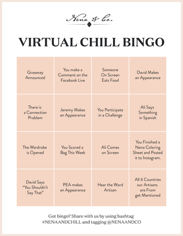 Virtual Chill Bingo – Nena & Co.