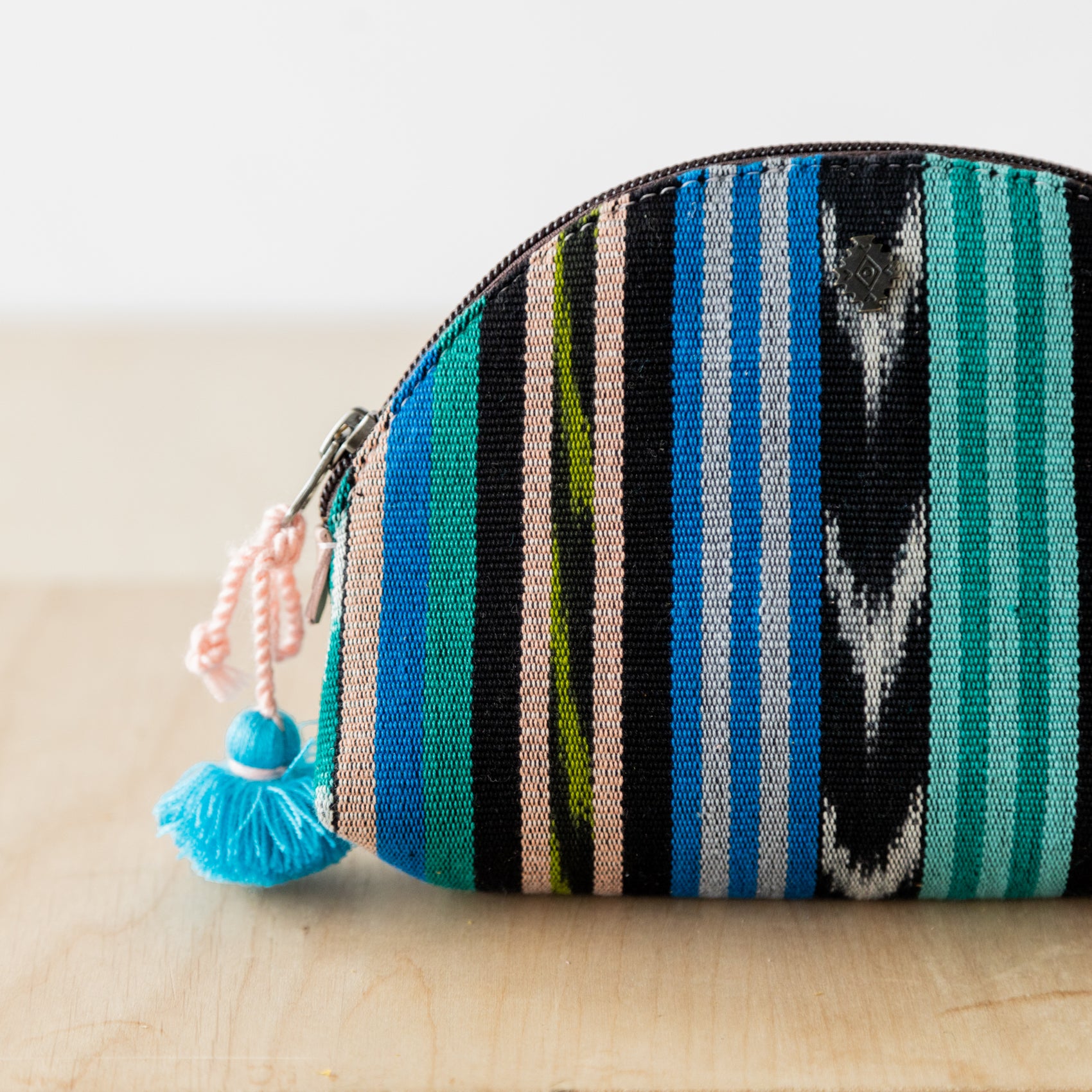 DOME CLUTCH - ARTISAN COLLECTION - TIDE POOL - PRIMROSE LEATHER