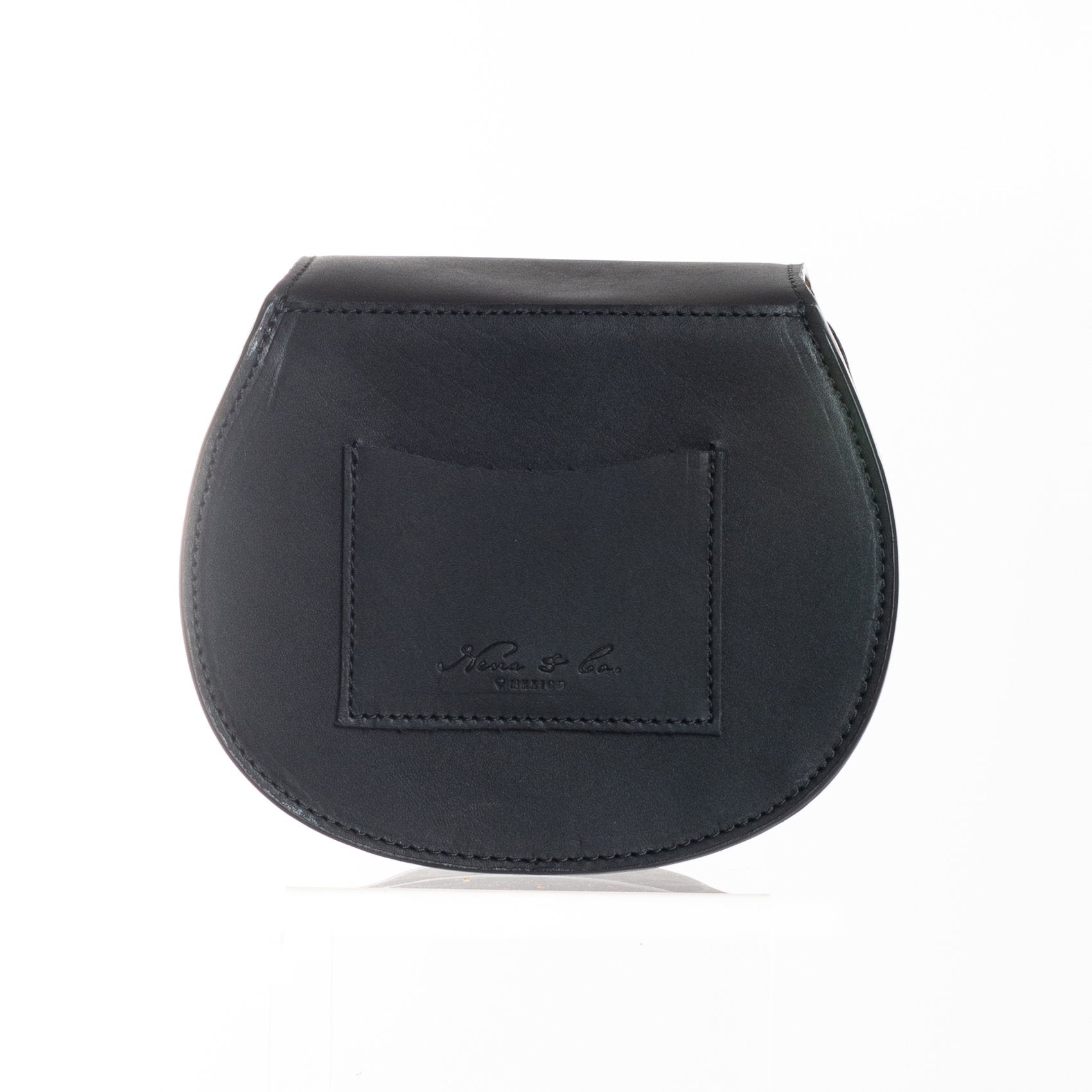 SIDEKICK SADDLE BAG - MEXICO COLLECTION - BLACK LEATHER