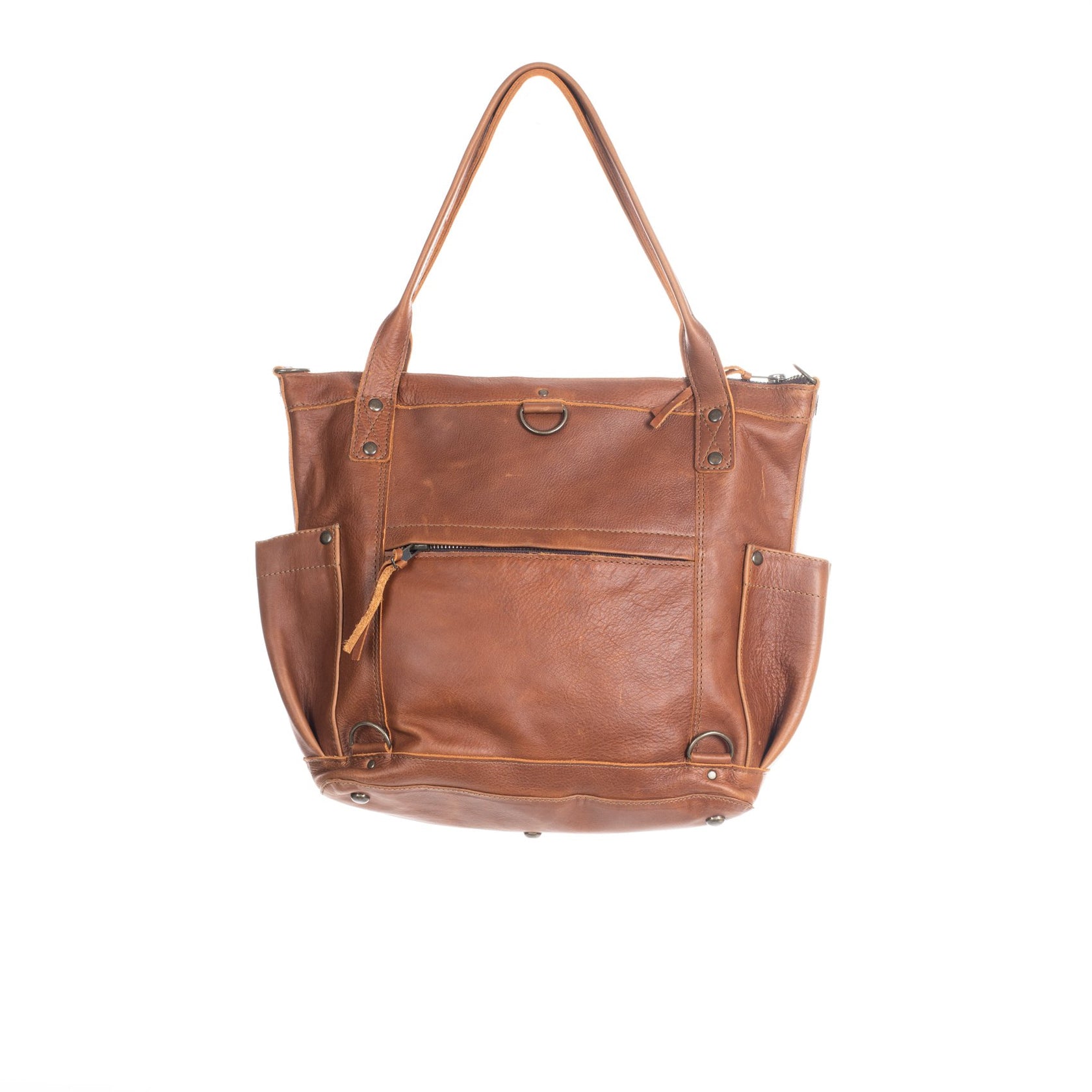 HERITAGE & SOCIETY - CIELO - THE PERFECT BAG MEDIUM - CAFE LEATHER ...