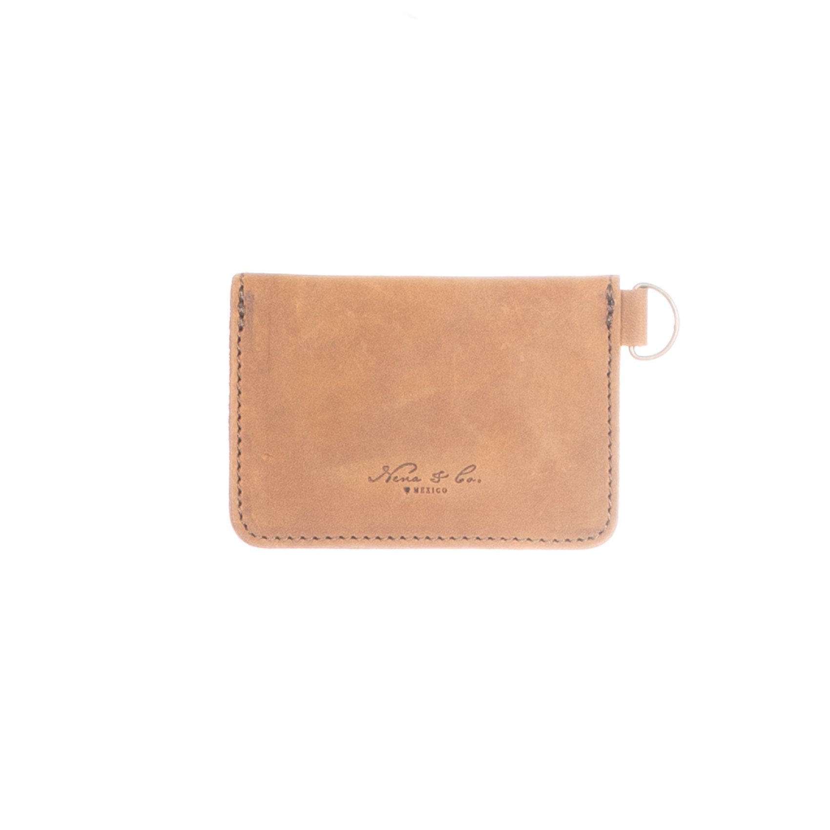 CARD WALLET - MEXICO COLLECTION - TOBACCO LEATHER