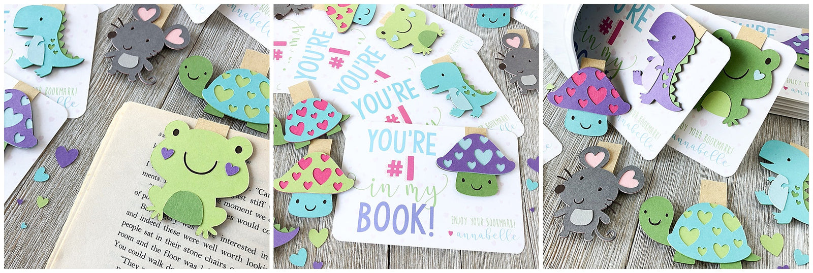 Diy Magnetic Valentine Bookmarks