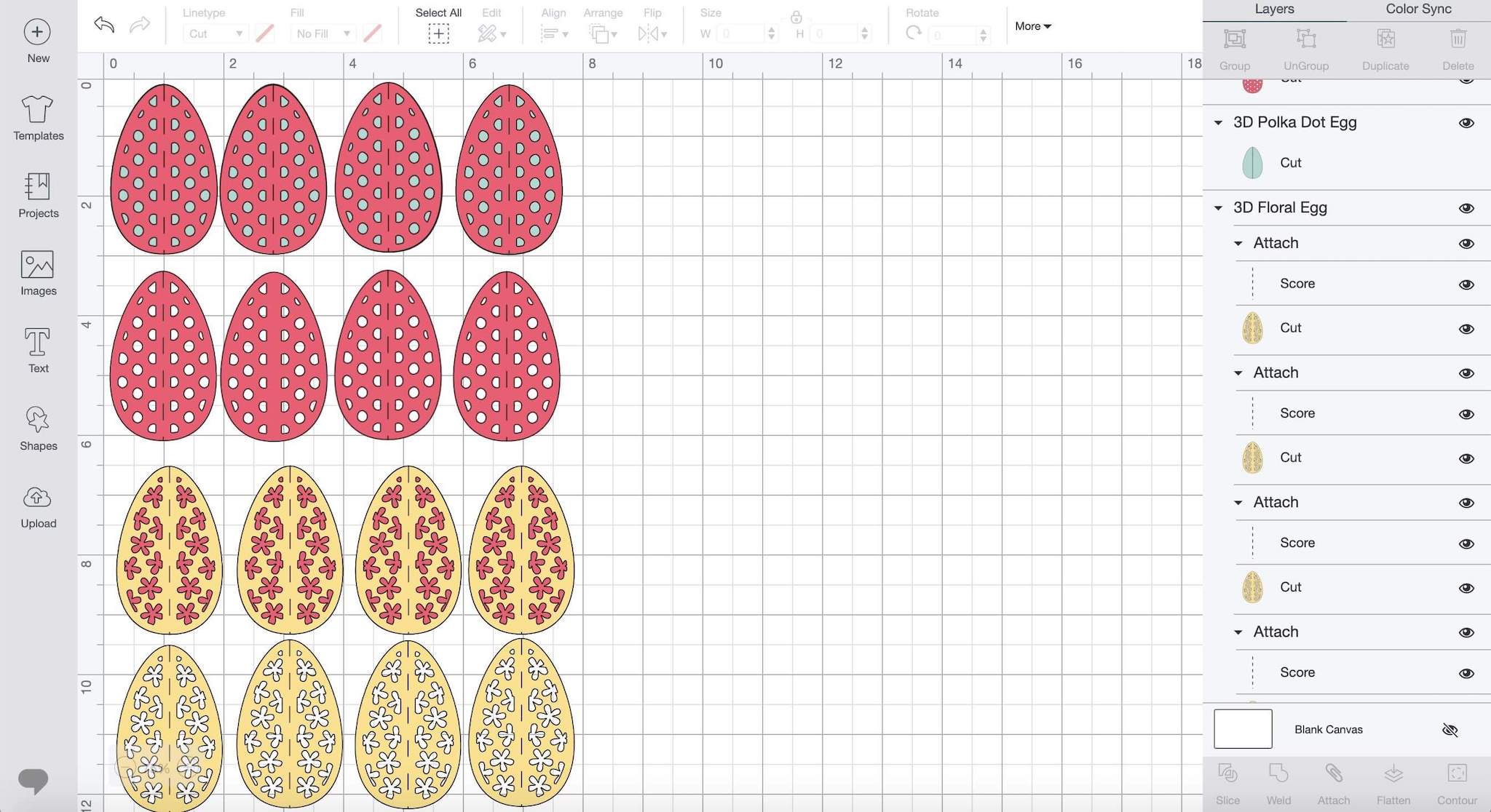 3D Easter Egg Home Decor Design Space