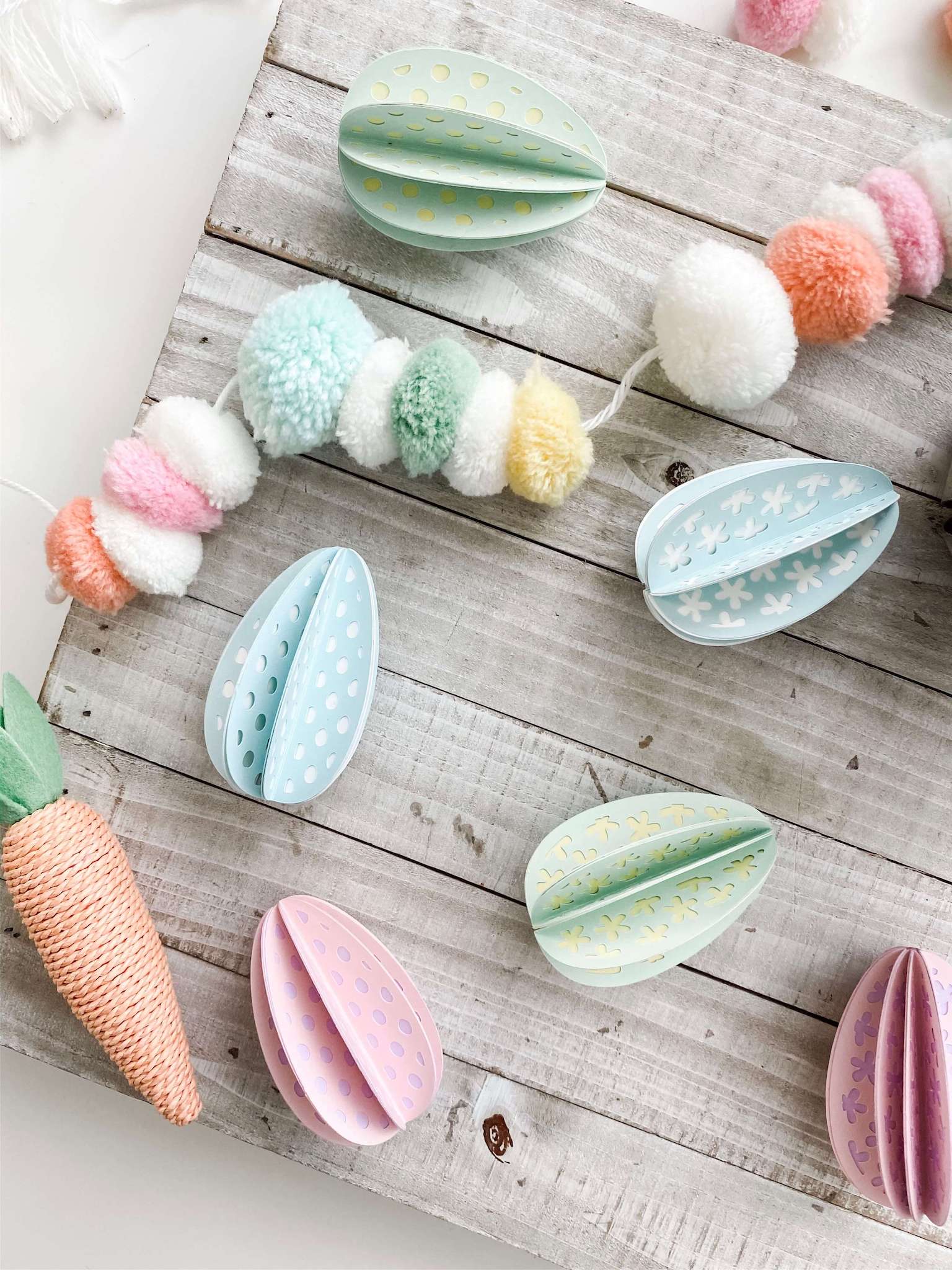 3D Easter Egg Home Decor