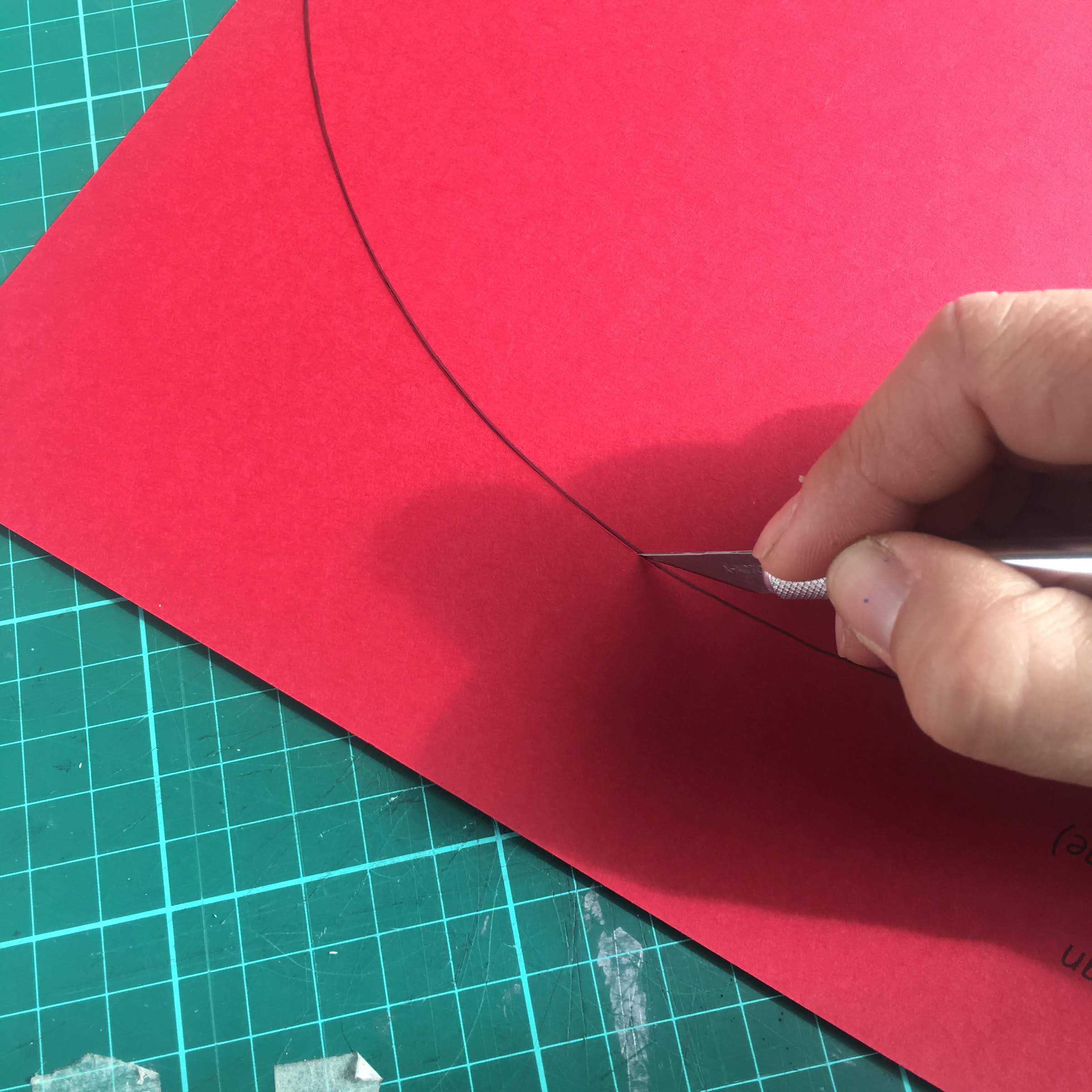 DIY Cardstock Paper Year of the Pig Fan