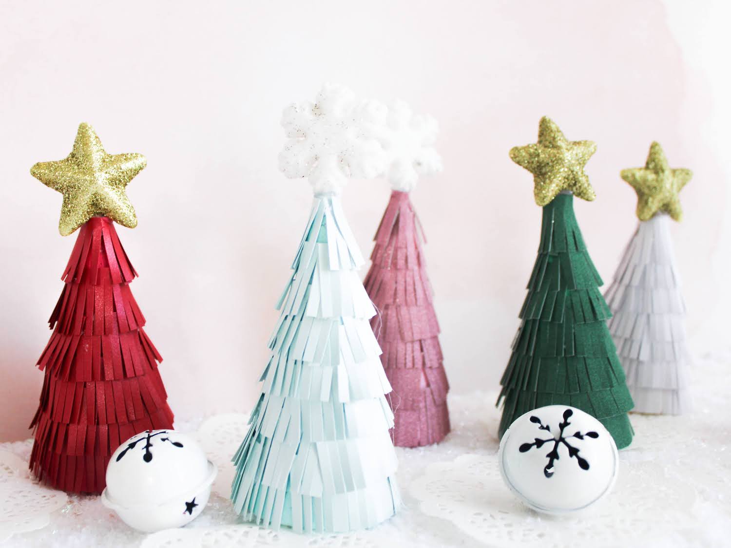 How-to - DIY Cone Christmas Trees