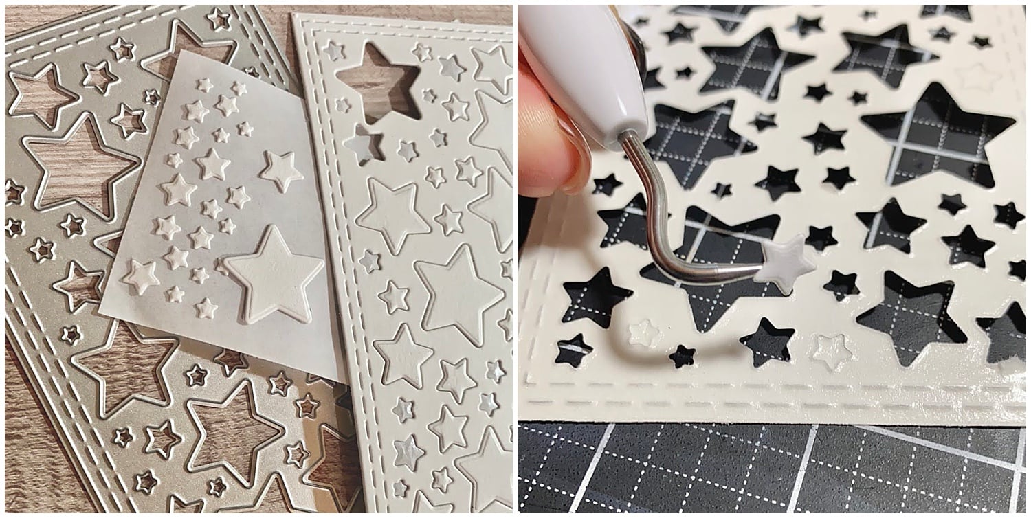 removing and saving slimline star pieces