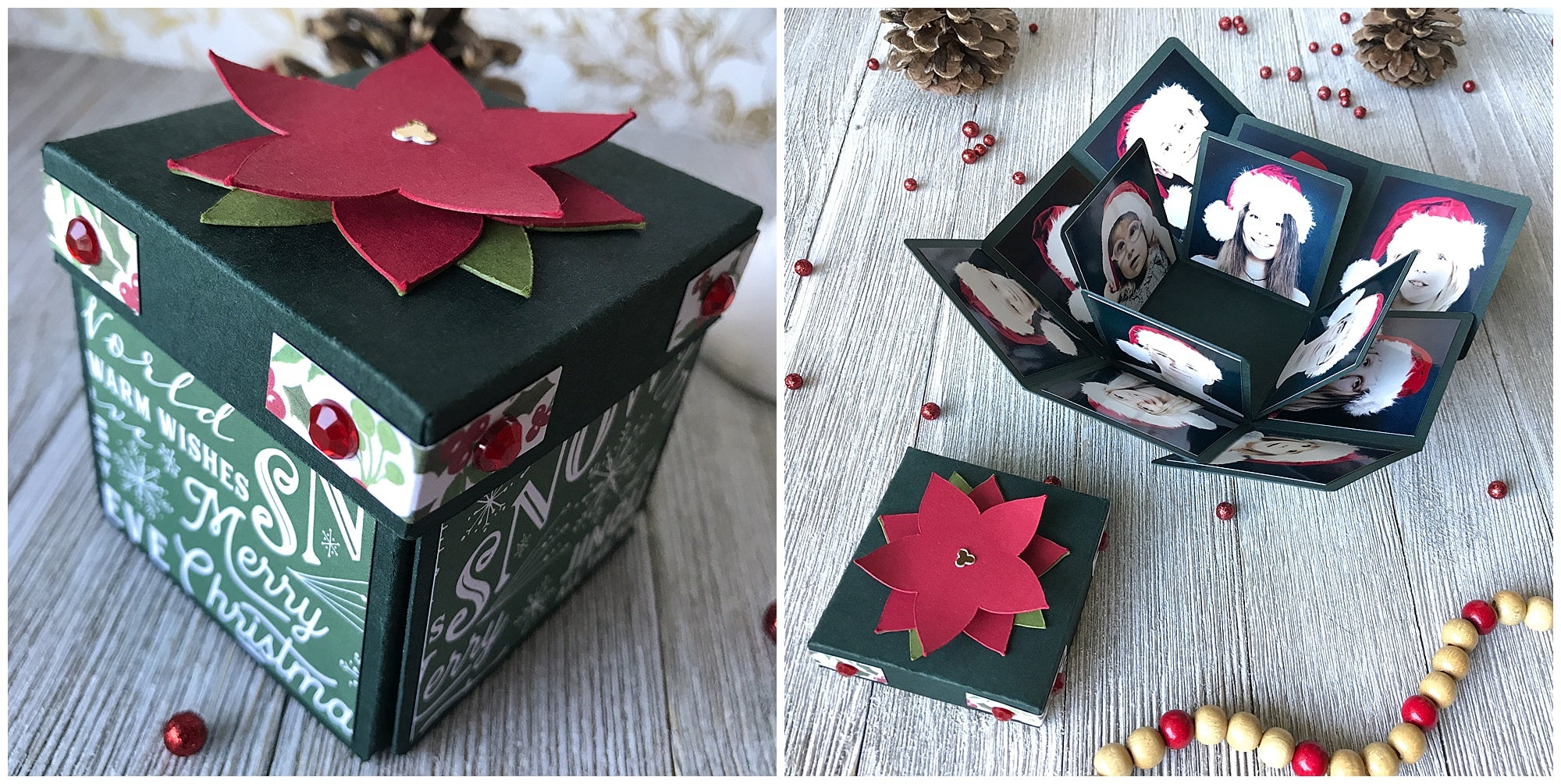 Mini Christmas Explosion Boxes – Cardstock Warehouse