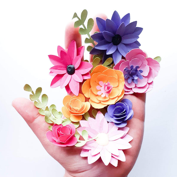 Handful of DIY Paper Flowers