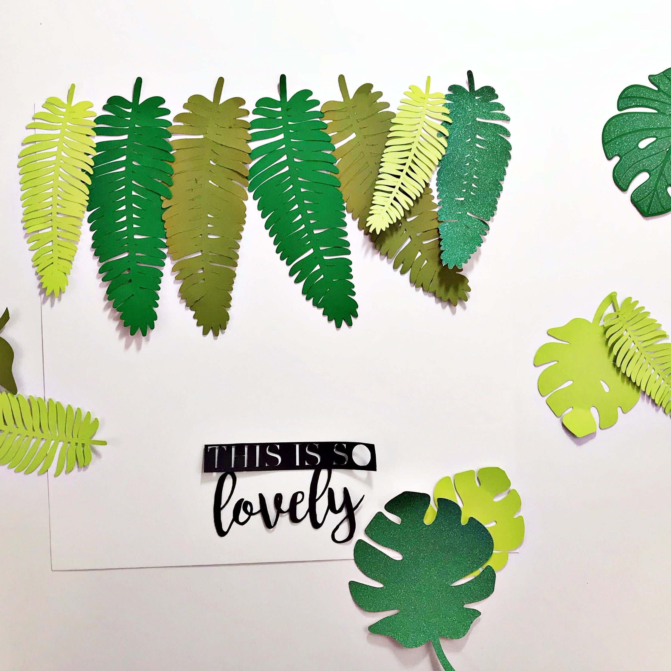 Cardstock Paper Foliage Vacation Scrapbook Layout