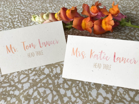 Place and Escort Cards