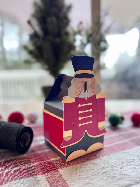 Nutcracker Christmas Gift or Favor Box