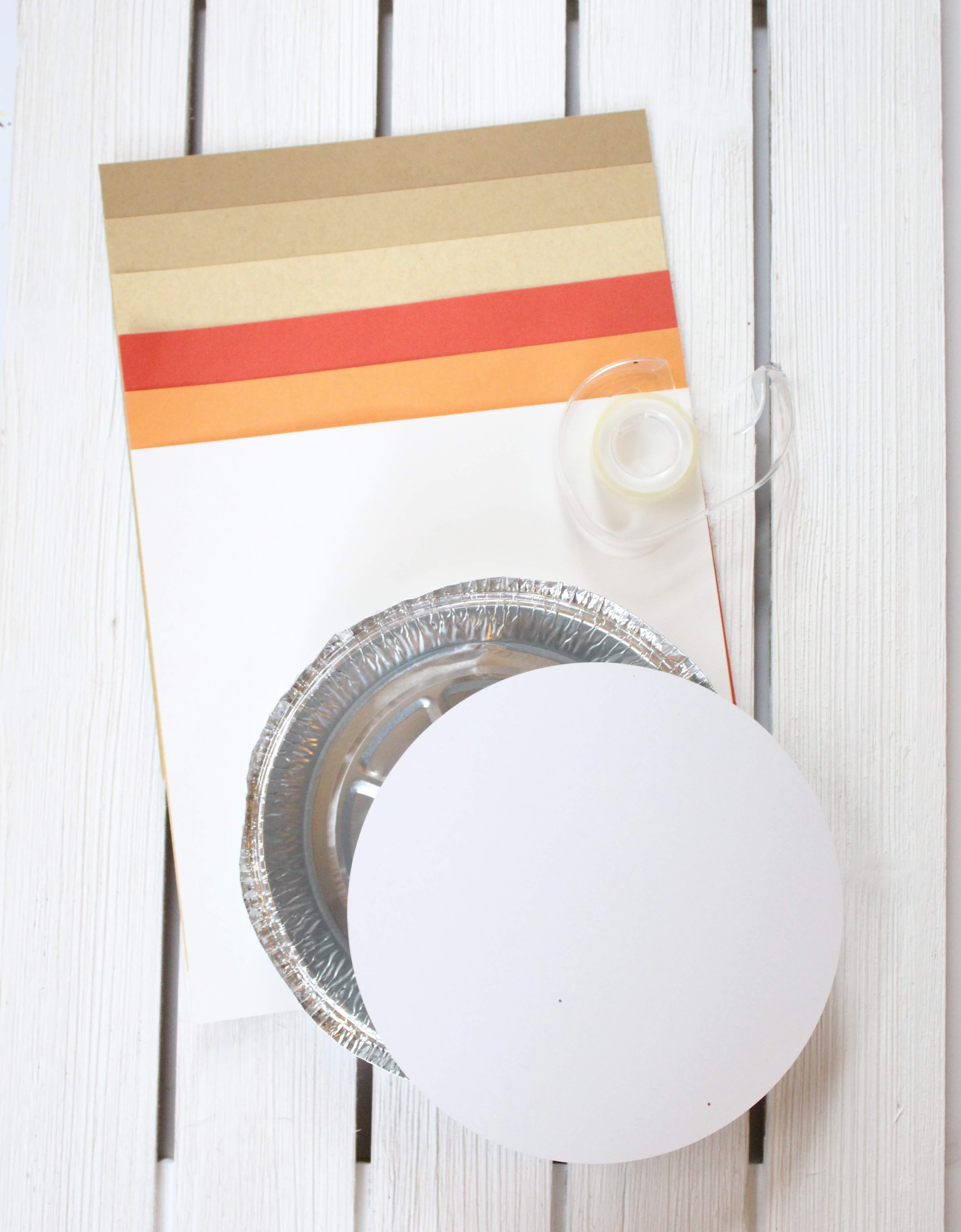 DIY Paper Pie Thanksgiving Leftover Containers from Cardstock Warehouse