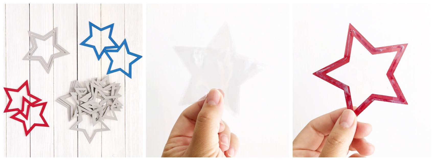 DIY Paper Stars for Fourth of July