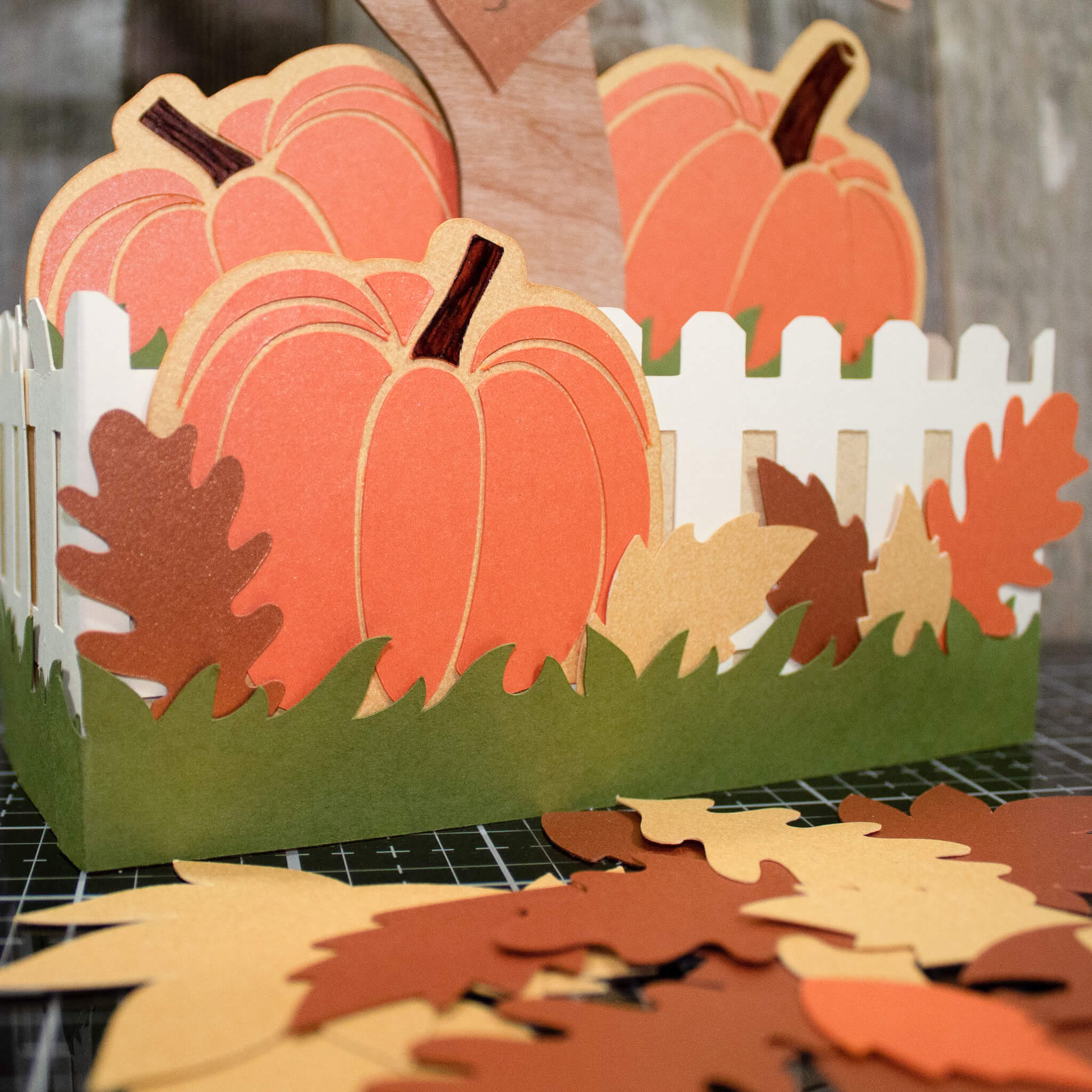 3d cardstock paper thanksgiving gratitude tree centerpiece