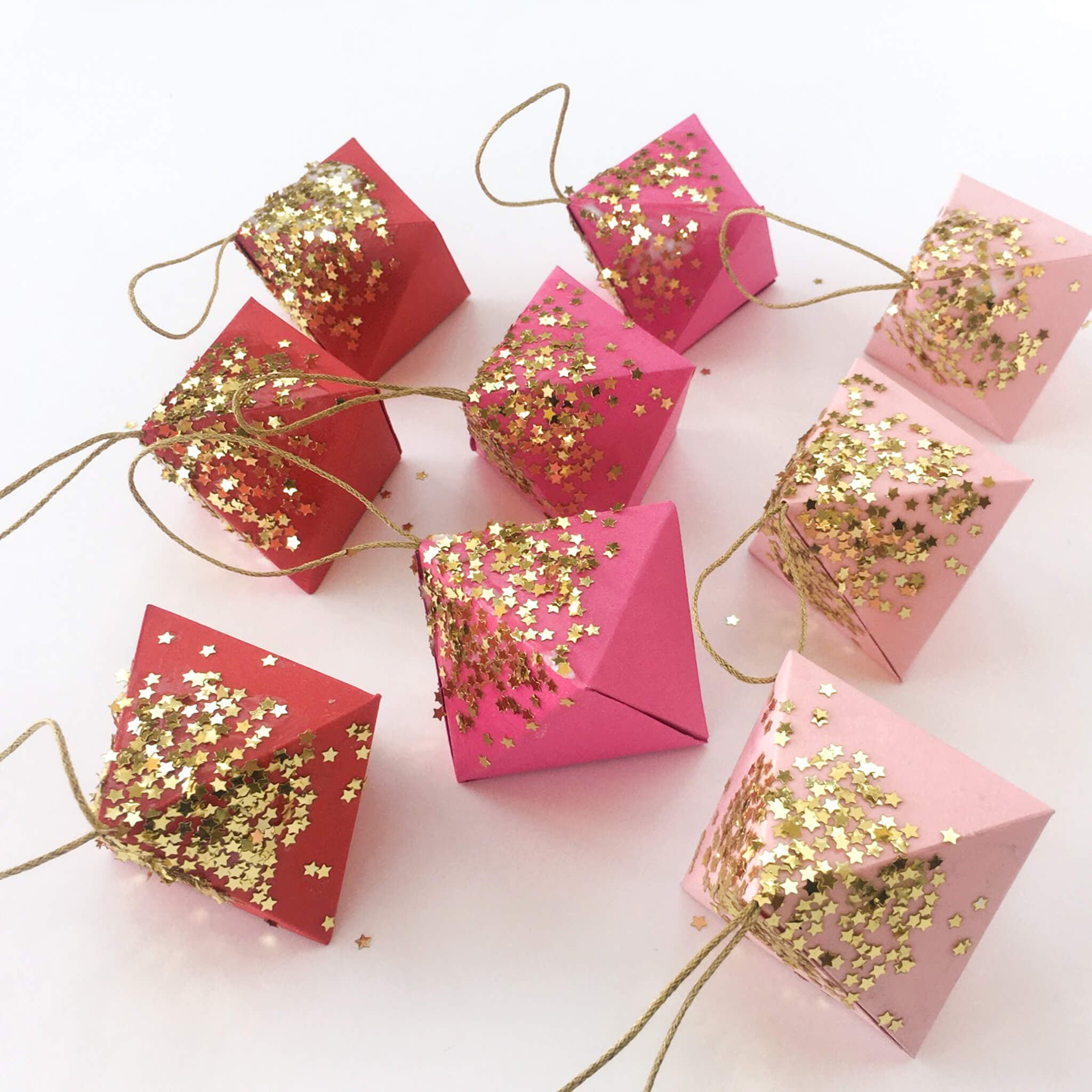 Valentine Octahedron Geometric Gemstones