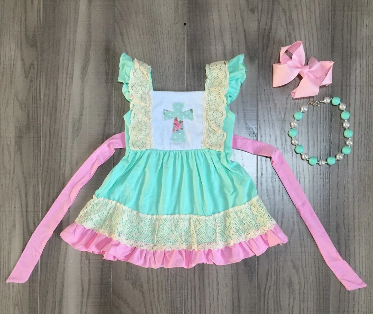 cross easter dress